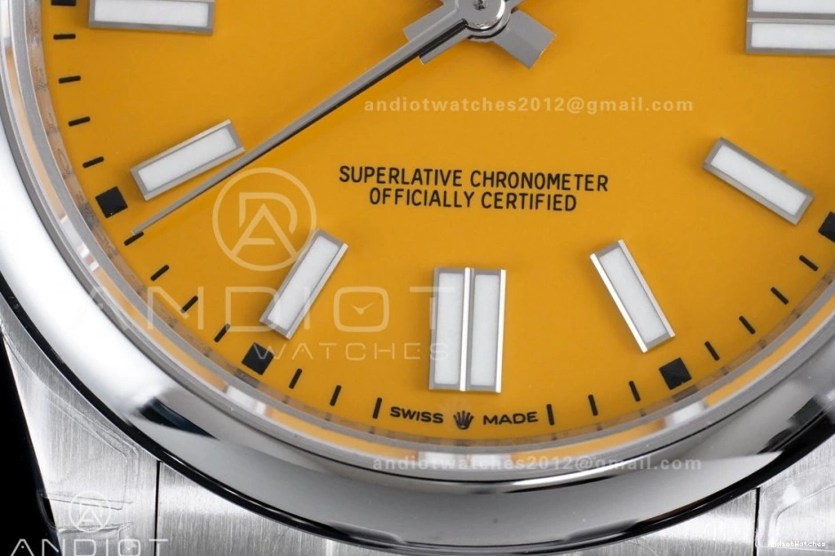 Contemporary Steel Oyster Best Dial 904L DD3230 Yellow VSF Perpetual Edition 41mm 953 124300 V 1:1 1107